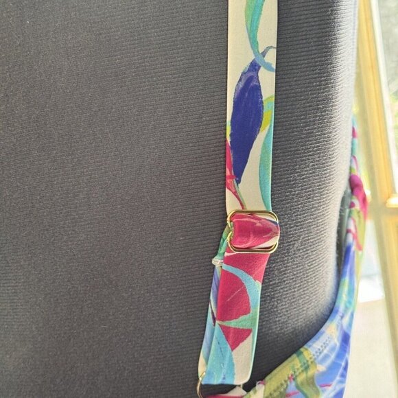 TIME & TRU Tropical Print Swimsuit Bikini Top Women 3X (24W-26W) Adjustable NEW - Picture 7 of 15